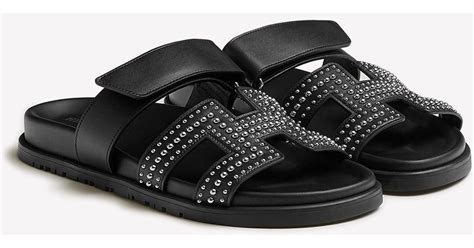 hermes chypre sandals black|hermes chypre sandals women's.